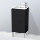 Duravit L-Cube vanity unit for hand washbasin with 1 door black oak