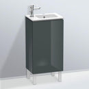 Duravit L-Cube vanity unit for hand washbasin with 1 door dolomiti grey high gloss