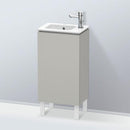 Duravit L-Cube vanity unit for hand washbasin with 1 door matt concrete grey