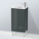 Duravit L-Cube vanity unit for hand washbasin with 1 door dolomiti grey high gloss