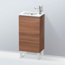 Duravit L-Cube vanity unit for hand washbasin with 1 door natural walnut