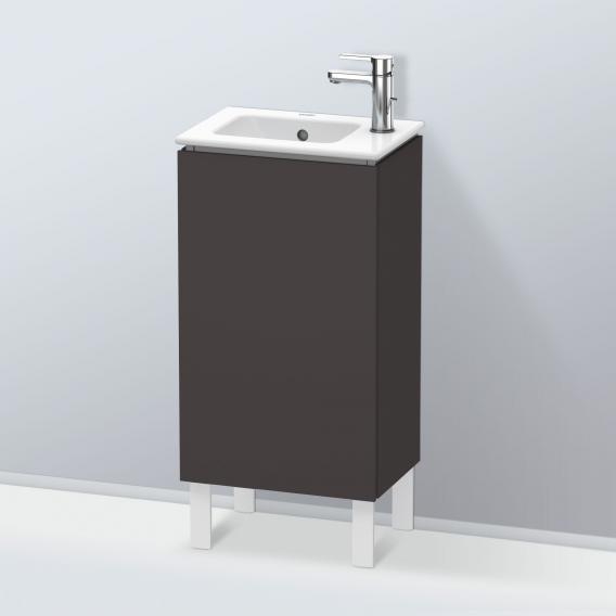 Duravit L-Cube 洗手盆盥洗台，附 1 門超霧面石墨