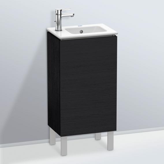 Duravit L-Cube 洗手盆盥洗台，附 1 門黑橡木