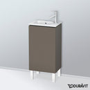 Duravit L-Cube vanity unit for hand washbasin with 1 door silk matt flannel grey