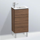 Duravit L-Cube vanity unit for hand washbasin with 1 door dark walnut
