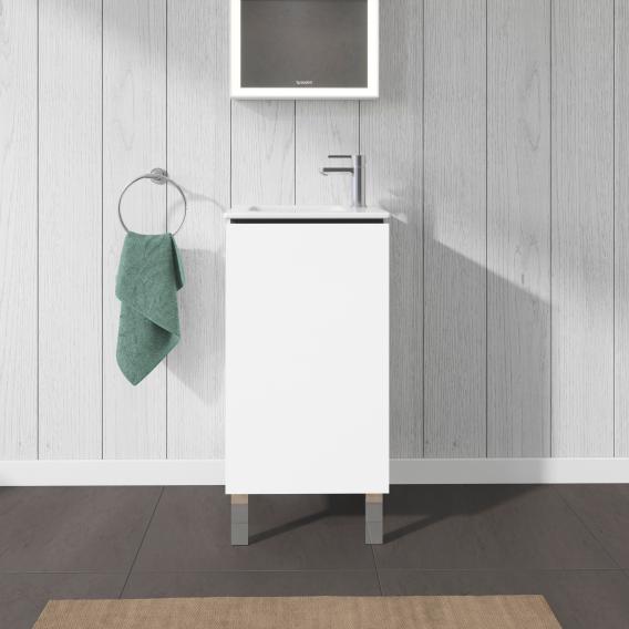 Duravit L-Cube 洗手盆盥洗台附 1 門 霧面白色