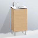 Duravit L-Cube vanity unit for hand washbasin with 1 door natural oak