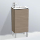 Duravit L-Cube vanity unit for hand washbasin with 1 door terra oak