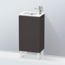 Duravit L-Cube vanity unit for hand washbasin with 1 door super matt graphite
