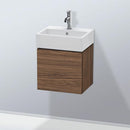 Duravit L-Cube vanity unit for hand washbasin with 1 door dark walnut