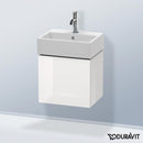 Duravit L-Cube vanity unit for hand washbasin with 1 door white high gloss
