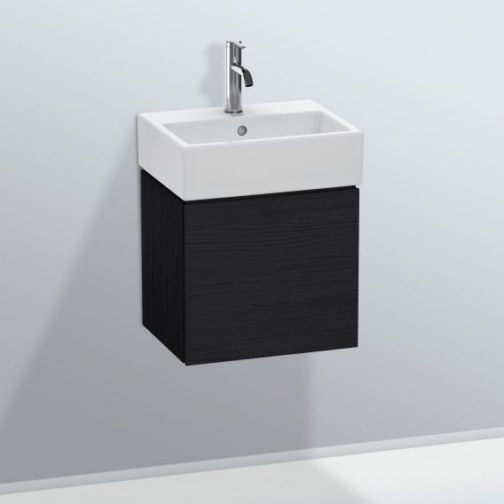 Duravit L-Cube 洗手盆盥洗台，附 1 門黑橡木