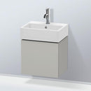 Duravit L-Cube vanity unit for hand washbasin with 1 door matt concrete grey