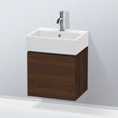Duravit L-Cube vanity unit for hand washbasin with 1 door brushed walnut
