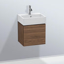 Duravit L-Cube vanity unit for hand washbasin with 1 door dark walnut
