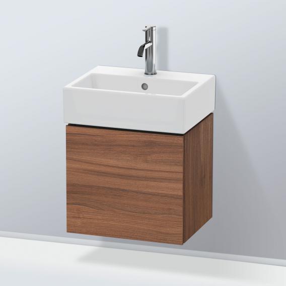 Duravit L-Cube 洗手盆盥洗台，附 1 門天然胡桃木