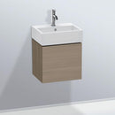 Duravit L-Cube vanity unit for hand washbasin with 1 door terra oak