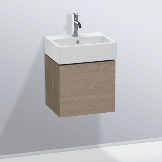 Duravit L-Cube 洗手盆盥洗台，附 1 門赤土橡木