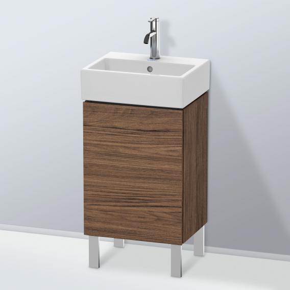 Duravit L-Cube 洗手盆盥洗台，附 1 門深胡桃木