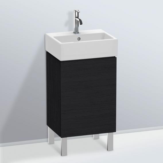 Duravit L-Cube 洗手盆盥洗台，附 1 門黑橡木