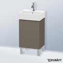 Duravit L-Cube vanity unit for hand washbasin with 1 door silk matt flannel grey
