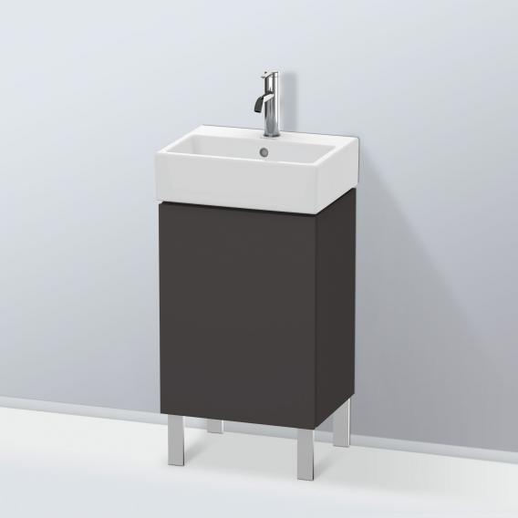 Duravit L-Cube 洗手盆盥洗台，附 1 門超霧面石墨