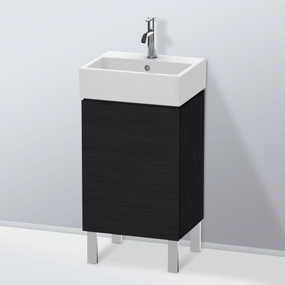 Duravit L-Cube 洗手盆盥洗台，附 1 門黑橡木