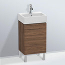 Duravit L-Cube vanity unit for hand washbasin with 1 door dark walnut