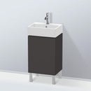 Duravit L-Cube vanity unit for hand washbasin with 1 door super matt graphite
