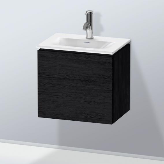 Duravit L-Cube vanity unit for hand washbasin with 1 door black oak