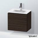 Duravit L-Cube vanity unit for hand washbasin with 1 door brushed walnut