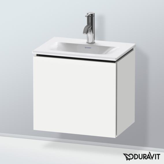 Duravit L-Cube 洗手盆盥洗台附 1 門 霧面白色