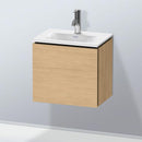 Duravit L-Cube vanity unit for hand washbasin with 1 door natural oak