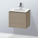 Duravit L-Cube vanity unit for hand washbasin with 1 door terra oak