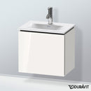 Duravit L-Cube vanity unit for hand washbasin with 1 door white high gloss