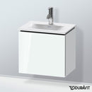 Duravit L-Cube vanity unit for hand washbasin with 1 door white high gloss
