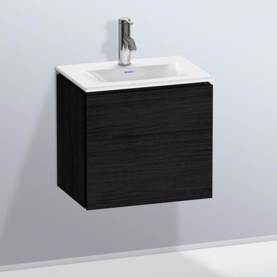 Duravit L-Cube 洗手盆盥洗台，附 1 門黑橡木