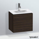 Duravit L-Cube vanity unit for hand washbasin with 1 door brushed walnut