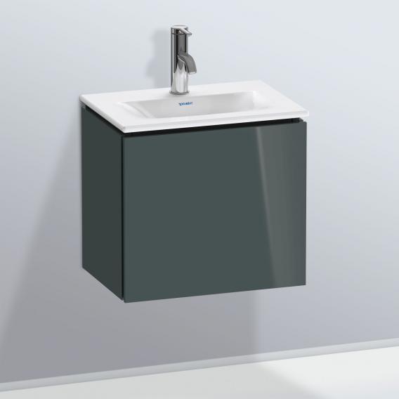 Duravit L-Cube 洗手盆盥洗台，搭配 1 門多洛米蒂灰色高光