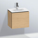 Duravit L-Cube vanity unit for hand washbasin with 1 door natural oak
