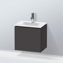 Duravit L-Cube vanity unit for hand washbasin with 1 door super matt graphite