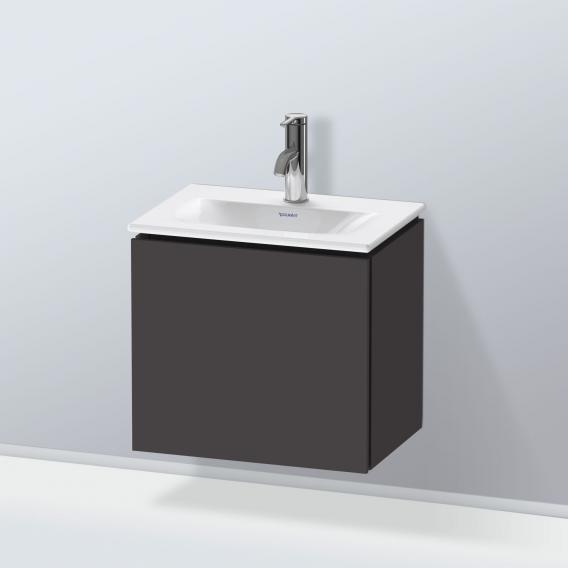 Duravit L-Cube 洗手盆盥洗台，附 1 門超霧面石墨