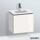 Duravit L-Cube vanity unit for hand washbasin with 1 door white high gloss