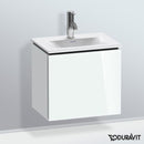 Duravit L-Cube vanity unit for hand washbasin with 1 door white high gloss