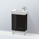 Duravit L-Cube vanity unit for hand washbasin with 1 door black high gloss