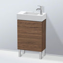 Duravit L-Cube vanity unit for hand washbasin with 1 door dark walnut