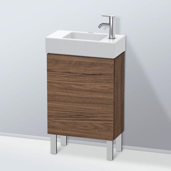 Duravit L-Cube 洗手盆盥洗台，附 1 門深胡桃木