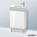 Duravit L-Cube vanity unit for hand washbasin with 1 door white high gloss