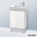 Duravit L-Cube vanity unit for hand washbasin with 1 door white high gloss