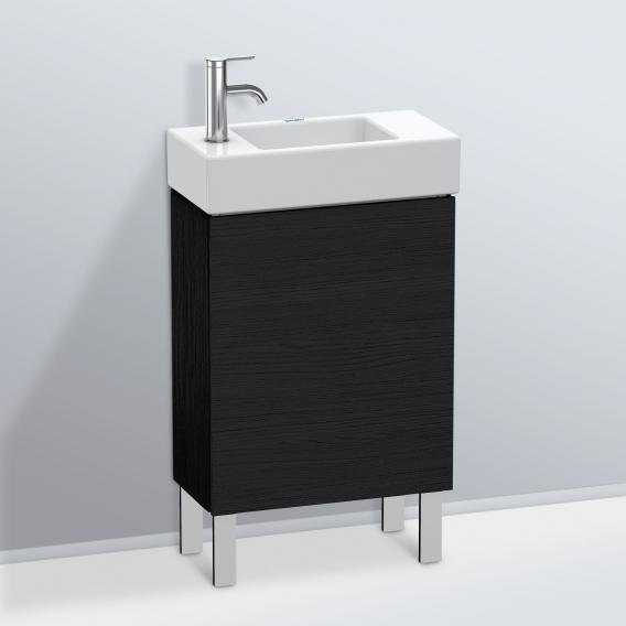 Duravit L-Cube 洗手盆盥洗台，附 1 門黑橡木